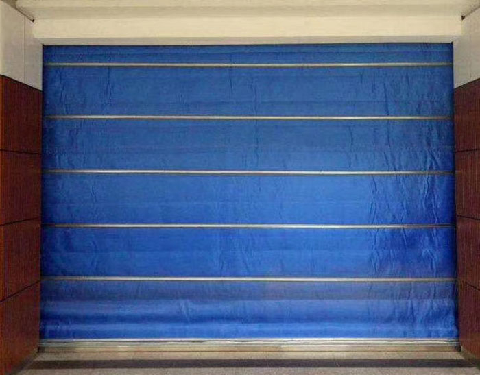 雙軌雙簾防火卷簾門工程