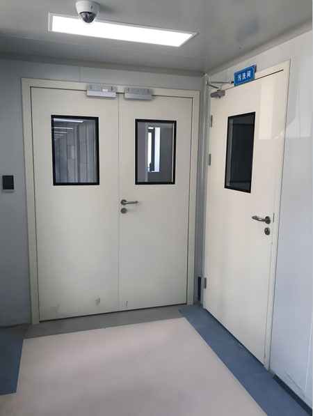 鋼制潔凈門安裝實(shí)例